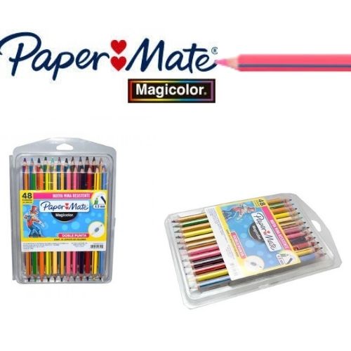 Lápices Magicolor Doble Punta x24 (48 Colores) - Set de Arte Profesional - Imagen 2