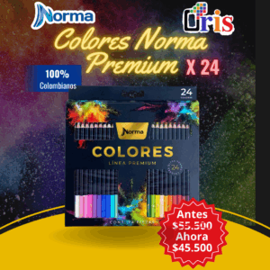 Colores Norma Premium x24 - Mina Ultra Suave y Tonos Intensos