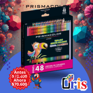 Lápices de Colores Prismacolor Junior x48 - Profesionales y Cremosos