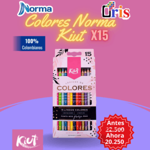 Kiut Norma x15 - Tonos Pasteles, Metalizados y Detalles Dorados