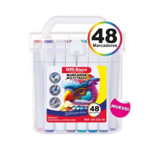 MARCADOR MULTITRAZO OFIESCO X 48 OE-525-48